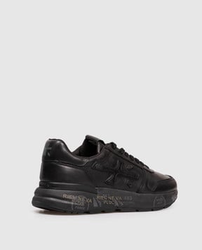 Premiata Черные кожаные кроссовки MICK MICK1453N