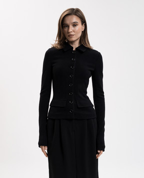 Dolce&Gabbana Черный жакет из шерсти F27LPTHU2BB