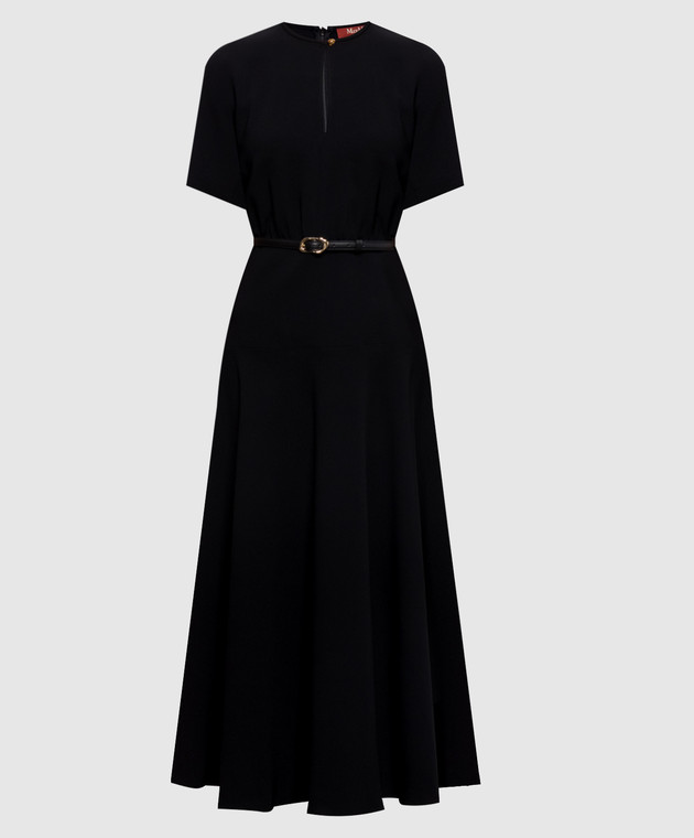 Max Mara Черное платье миди ZORRO MSTZORRO