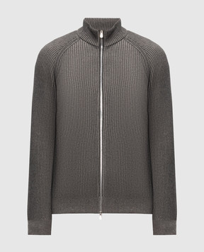 Brunello Cucinelli Зелений кардиган з кашеміру M22700506