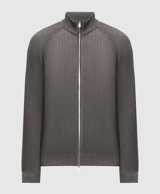 Brunello Cucinelli Зеленый кардиган из кашемира M22700506
