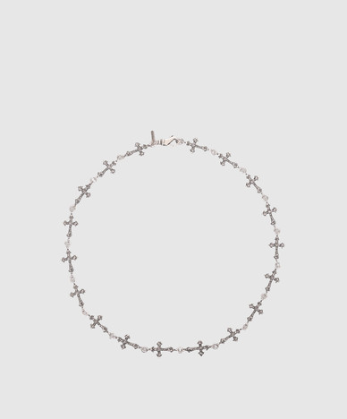 Серебряное колье Rose Multi-Cross