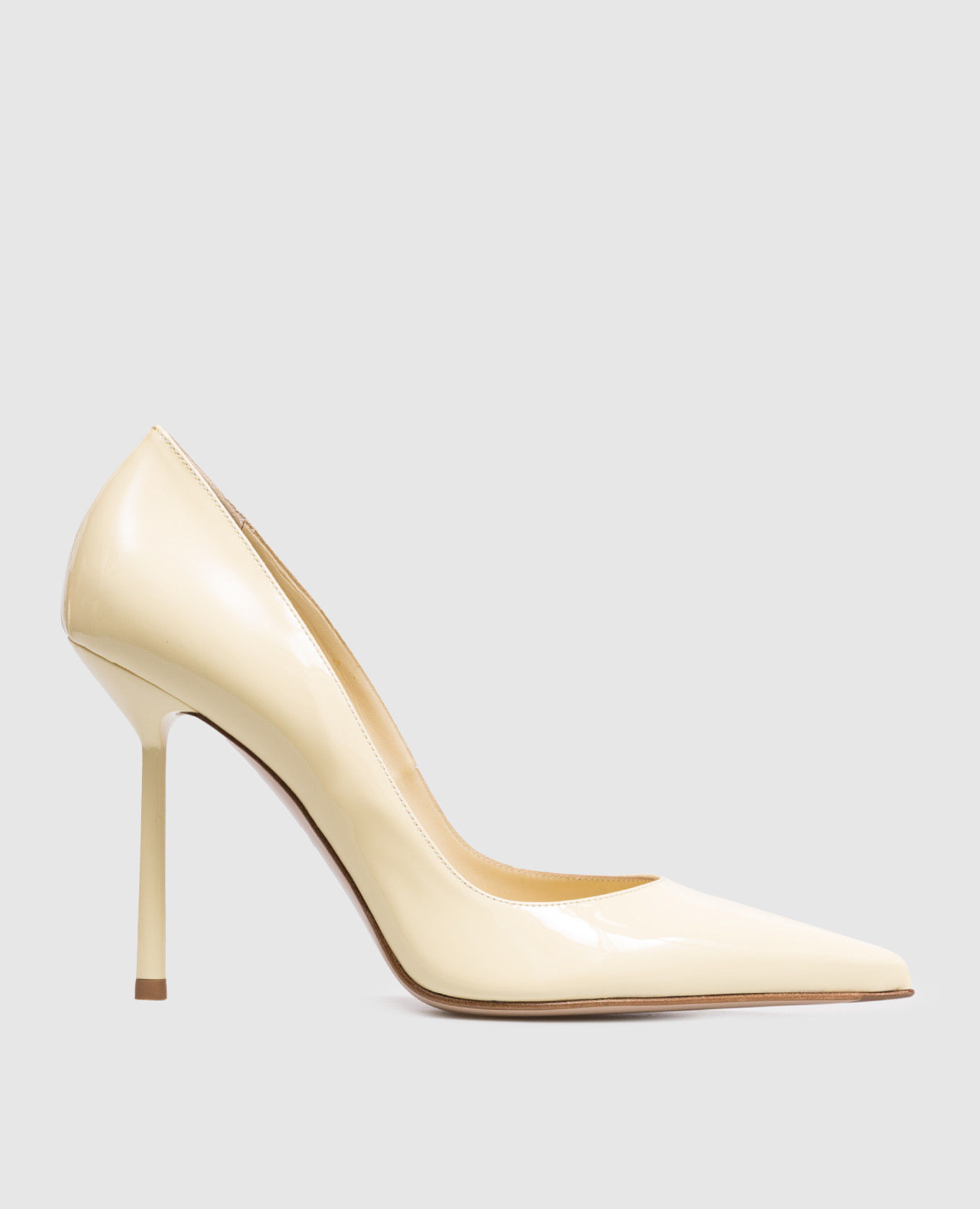 

Желтые кожаные лакированные туфли Bella, Желтый, Туфли