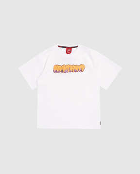 Sprayground Дитяча біла футболка Makes the World Go Round SPY1436WHT