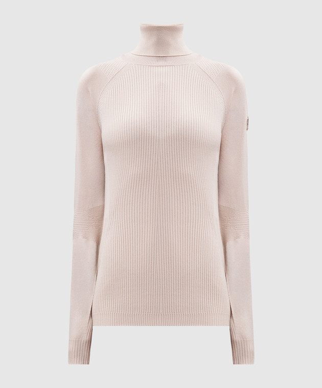 Moncler Grenoble Бежевый гольф из шерсти L20989F00007M1122