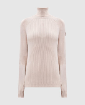 Moncler Grenoble Бежевый гольф из шерсти L20989F00007M1122