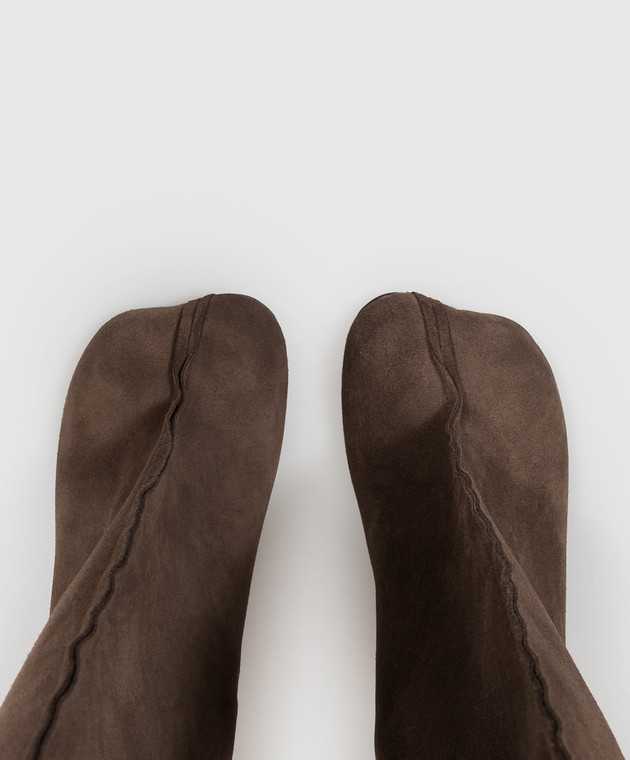 Maison Margiela MM6 Коричневые замшевые сапоги S59WW0123P6385 изображение 4