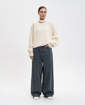 Maison Margiela MM6 Сині джинси з вінтажним ефектом S52LA0265S30844