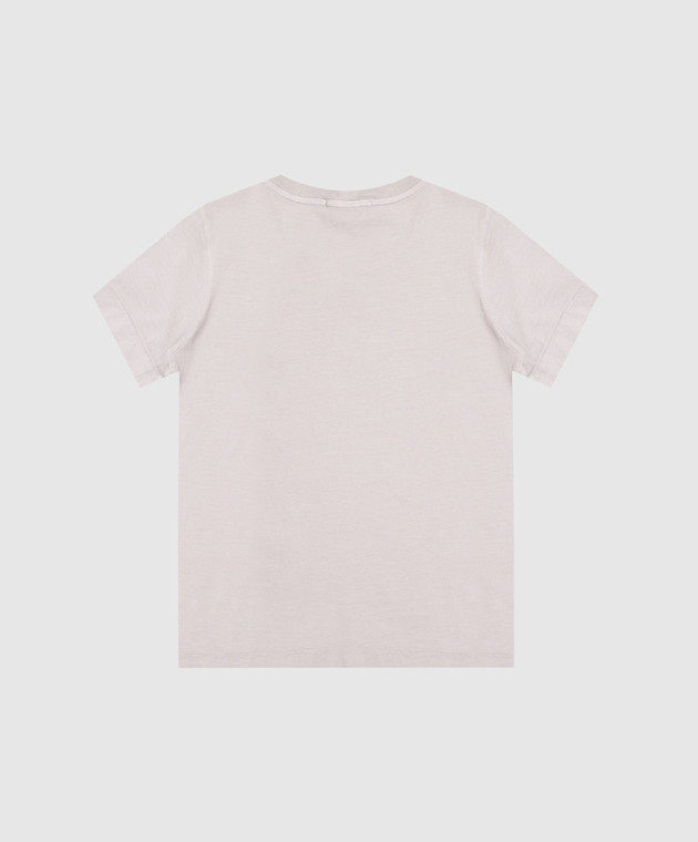 Stone Island Детская серая футболка с нашивкой логотипа L2S162100003S004724 изображение 2