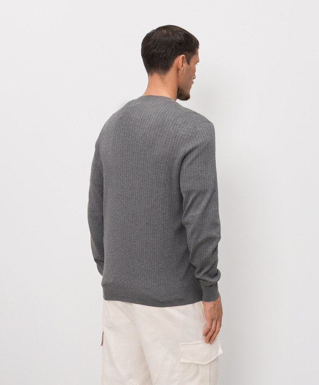 Brunello Cucinelli Серый джемпер M29806200P изображение 4