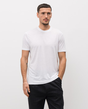 Tom Ford Біла футболка з монограмою JCS004JMT012