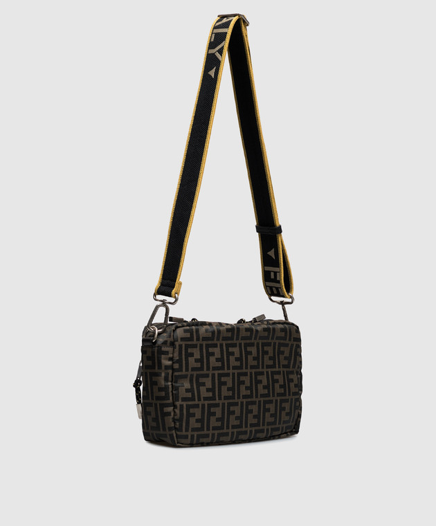 Fendi Коричнева сумка Camera Case 7VA695B12N зображення 3