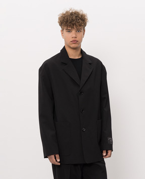 Maison Margiela MM6 Чорний піджак з вовною SH0BN0034M36020