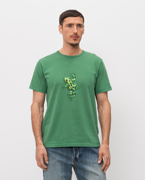 JW Anderson Зелена футболка Jumping Frog JT0308PG1937