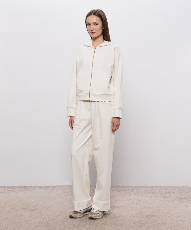 Twinset Спортивный костюм цвета айвори 262LI2ZBB изображение 3