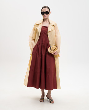 Max Mara Терракотовое платье FELTRE MSTFELTRE