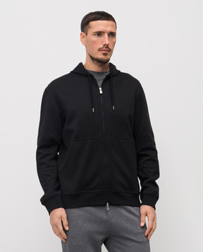 Brunello Cucinelli Чорна спортивна куртка з бавовною MM8319069G