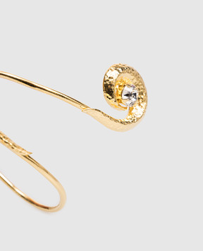 Lynyer Позолоченный браслет Spiral Sparkl с кристаллами LYNSPIRBRAC