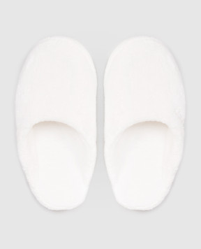 Hamam Білі махрові домашні капці PERA PERASLIPPERSFORHIM