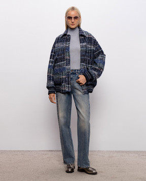 Missoni Синяя куртка с шерстью DS26WC06BC006I