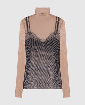 Balenciaga Бежевий топ Lingerie 8292144F4B4