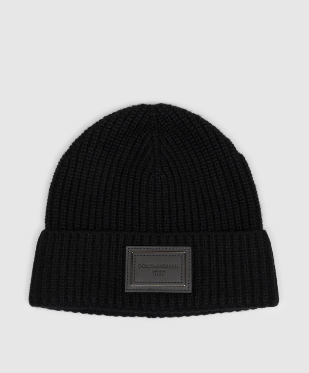 Dolce&Gabbana Черная шапка из кашемира GX66KTJBW2X