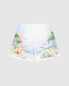 Casablanca Детские шорты для плавания Aloha KSP26TR06302EXBC