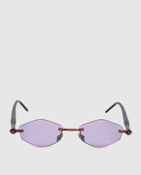 Kuboraum Золотисті сонцезахисні окуляри P60 KRSP60BZGB00004L