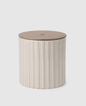 Brunello Cucinelli Ароматизована свічка в керамічному свічнику MLCANDRV3