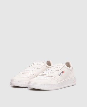 AUTRY Білі шкіряні кросівки Medalist A1UNAULWSG10