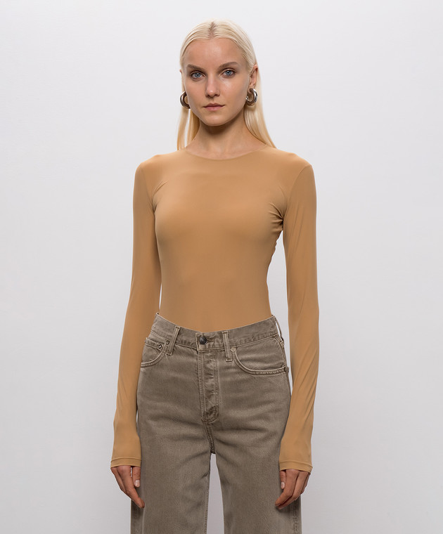 Maison Margiela MM6 Коричневый боди S62NA0085S20518 изображение 3