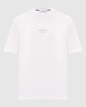 Stone Island Біла футболка з принтом ARCHIVIO L2S152100033S0091