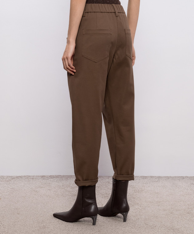 Brunello Cucinelli Коричневі джинси MP126P8417 зображення 4