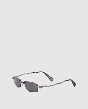 Kuboraum Серебристые складные солнцезащитные очки H40 KRSH40BB0000004Y