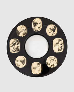 Fornasetti Чорне настінне дзеркало Cameei C38Z300