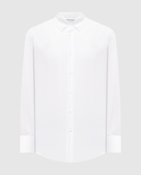 Brunello Cucinelli Белая рубашка из хлопка ME6251766