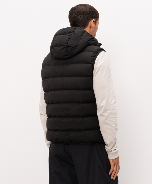 Moncler Черный пуховый жилет Arinella L20911A00092599KJ изображение 4