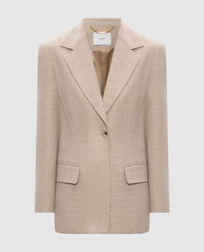 JOSEPH Бежевый жакет Fallon из шерсти JF009572