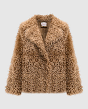 Babe Pay Pls Корневая дубленка с отложным воротником 2331TIGRADO