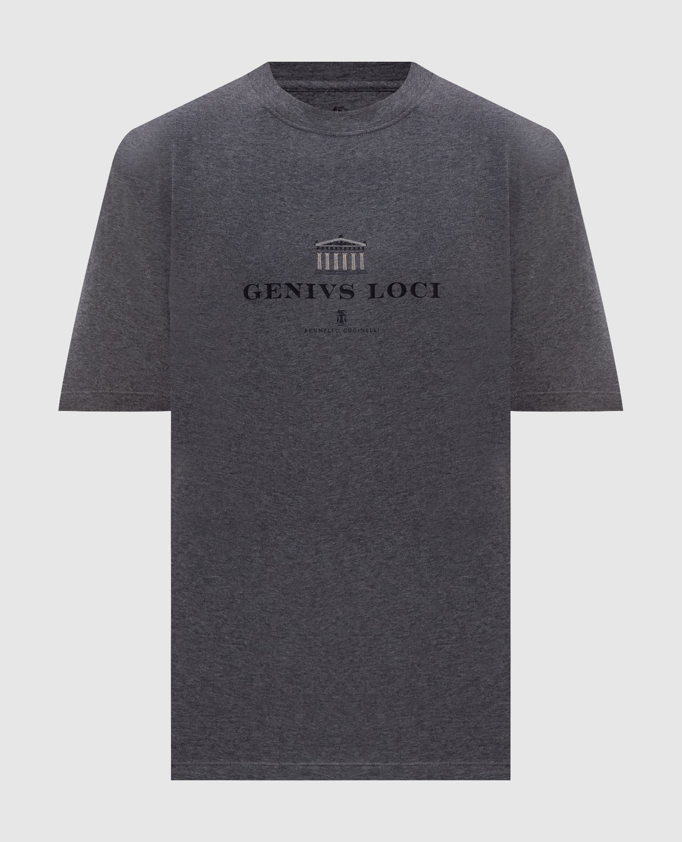 Серая меланжевая футболка Genius Loci