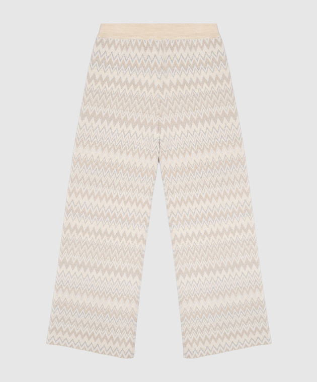 Missoni Детские брюки с шерстью в узор MZ6B80W002810 изображение 2