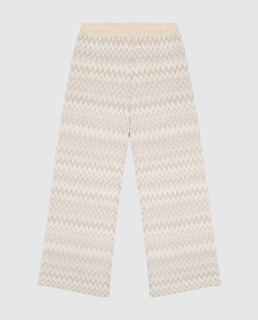 Missoni Детские брюки с шерстью в узор MZ6B80W002810