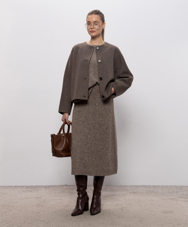 Max Mara Коричнева куртка KATE з вовни SMMKATE зображення 2