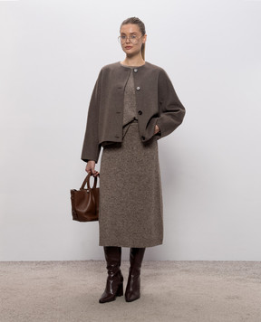 Max Mara Коричнева куртка KATE з вовни SMMKATE