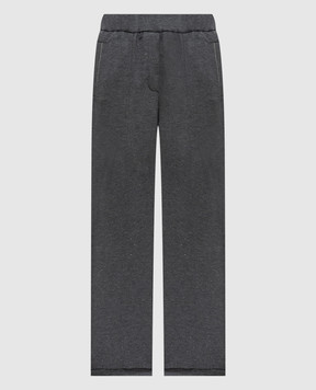 Peserico Сірі спортивні штани з люрексом A04530J002355