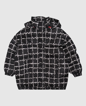 Balmain Дитячі чорні джинси BZ6L30Z37021214