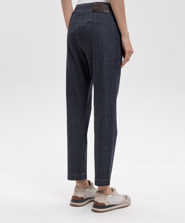 Max Mara Сині штани VAMPATA MMLVAMPATA зображення 4