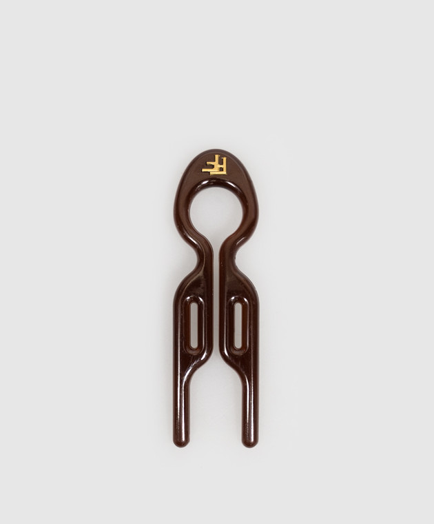 Fiona Franchimon Набор коричневых шпилек для волос №1 Hairpin Petite 5 шт 10659 изображение 2