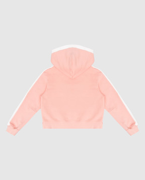 Dolce&Gabbana Дитяча рожева спортивна куртка з логотипом L5JWCVG7PWH36