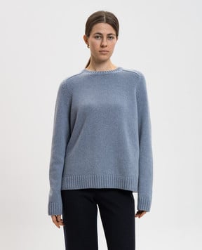 Loro Piana Голубой свитер Parksville из кашемира FAM9054sh